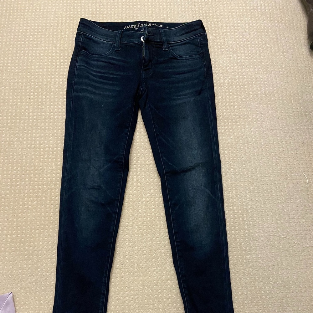 American Eagle Super Low Jegging, Dark Wash